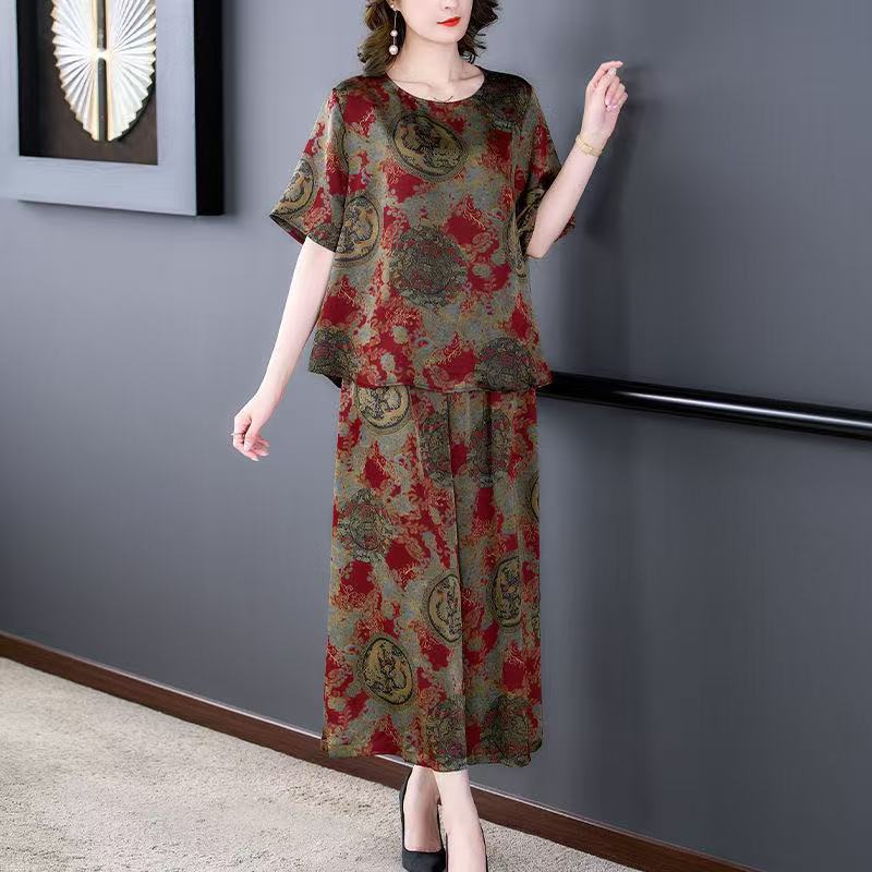 Summer Clothing Wear - Frauen Kleidung Mittleren Alters und Ältere