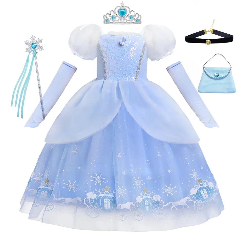 Summer Clothing Kids - Cinderella Prinzessin Cosplay Kleid für Mädchen