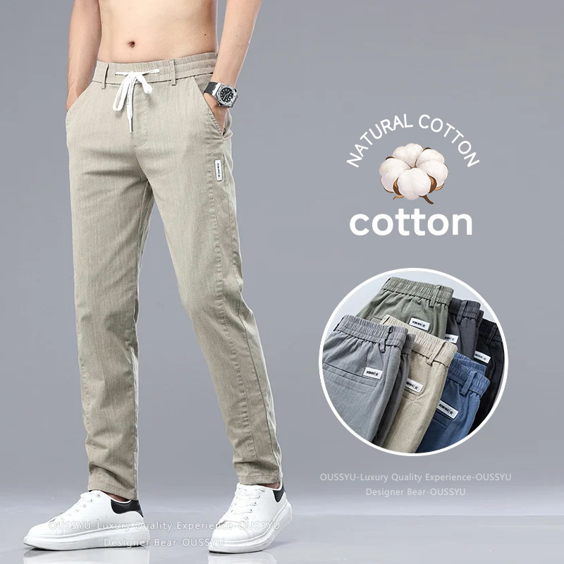 Summer Clothing Brands Men - Markenkleidung 2026 Sommer Herren Klassische Baumwollhose