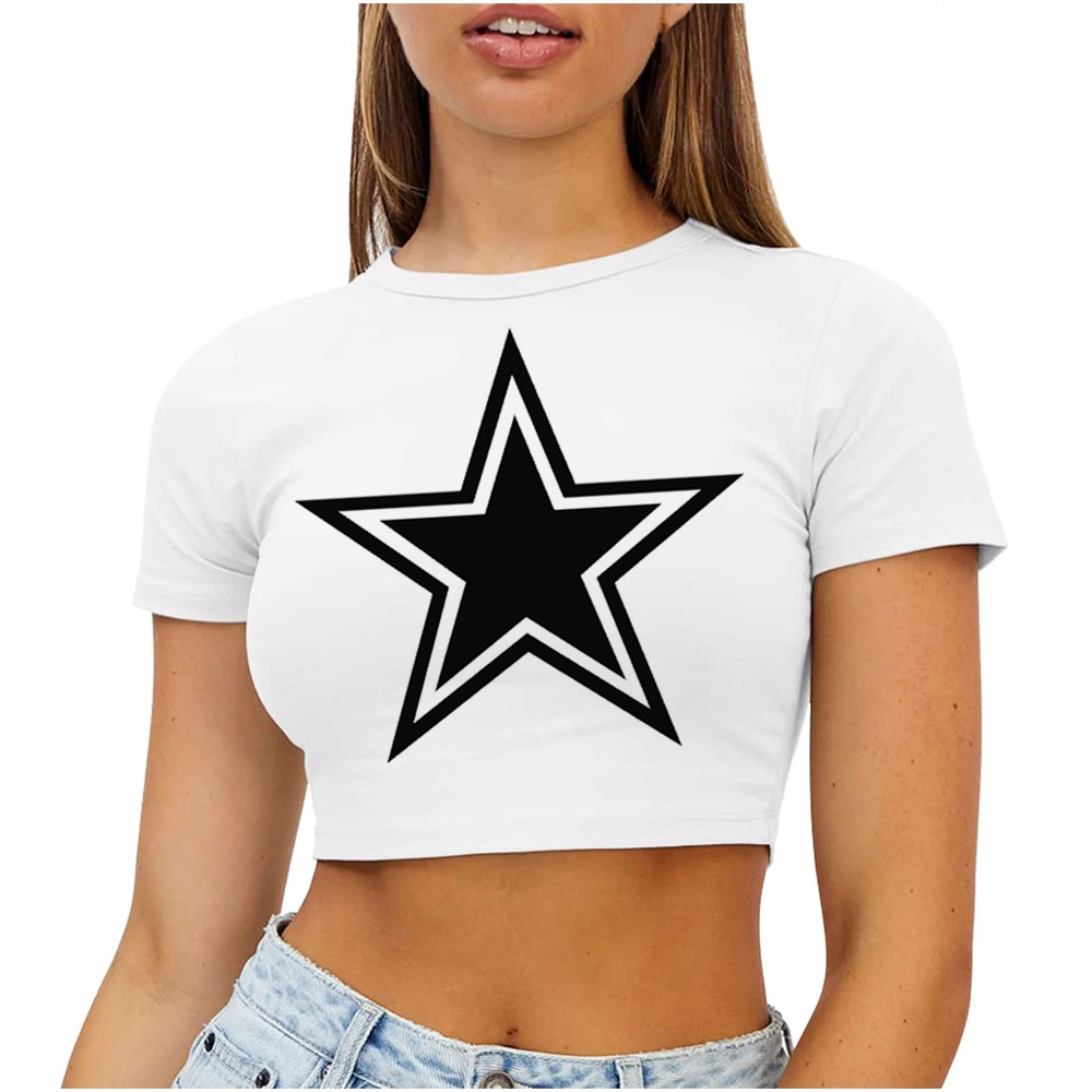 Summer Clothing For Teens - 2000er Jahre Y2k Crop Tops Crop