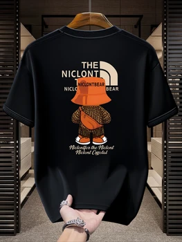 Summer Clothing Brands Men - Sommerliches, kühlendes T-Shirt aus reiner Baumwolle