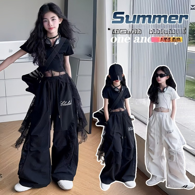 Summer Clothing Teen Girls - 4-14 Mädchen Hip Hop Jazz Street