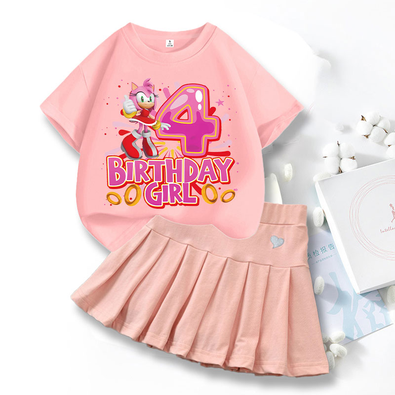 Summer Loving Kids Clothing - 2-teiliges Sonics Love Kleid T-Shirt Set