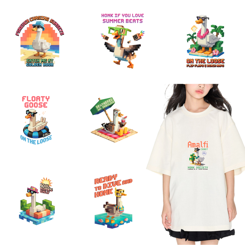 Summer Clothing Vibes - 2 Stück Amalfi Duck Summer Vibes