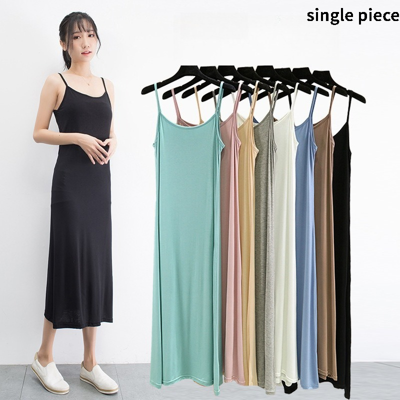 Summer Clothing Petite - Modales Camisole-Kleid für Damen, Sommerkleidung, Anti-Durchsichtiges