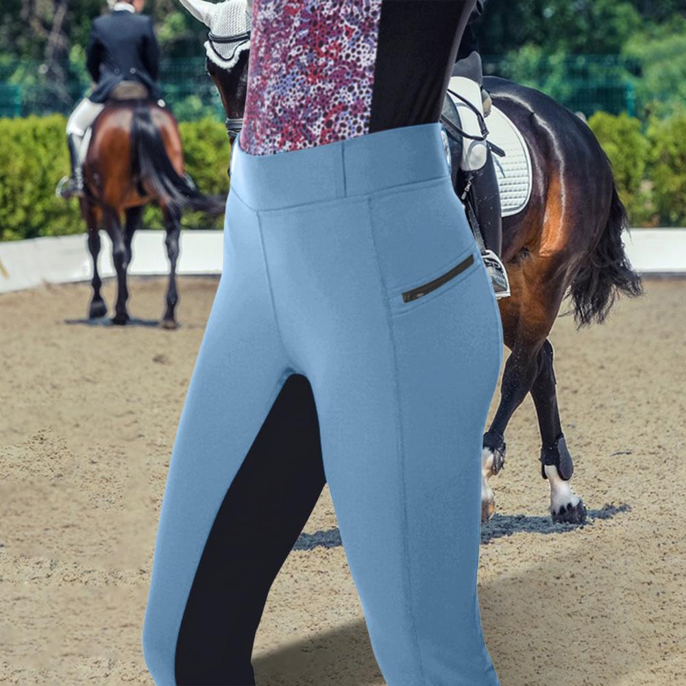 Summer Equestrian Clothing - Hochgeschnittene Punk-Style Reithose mit Guter Elastizität,