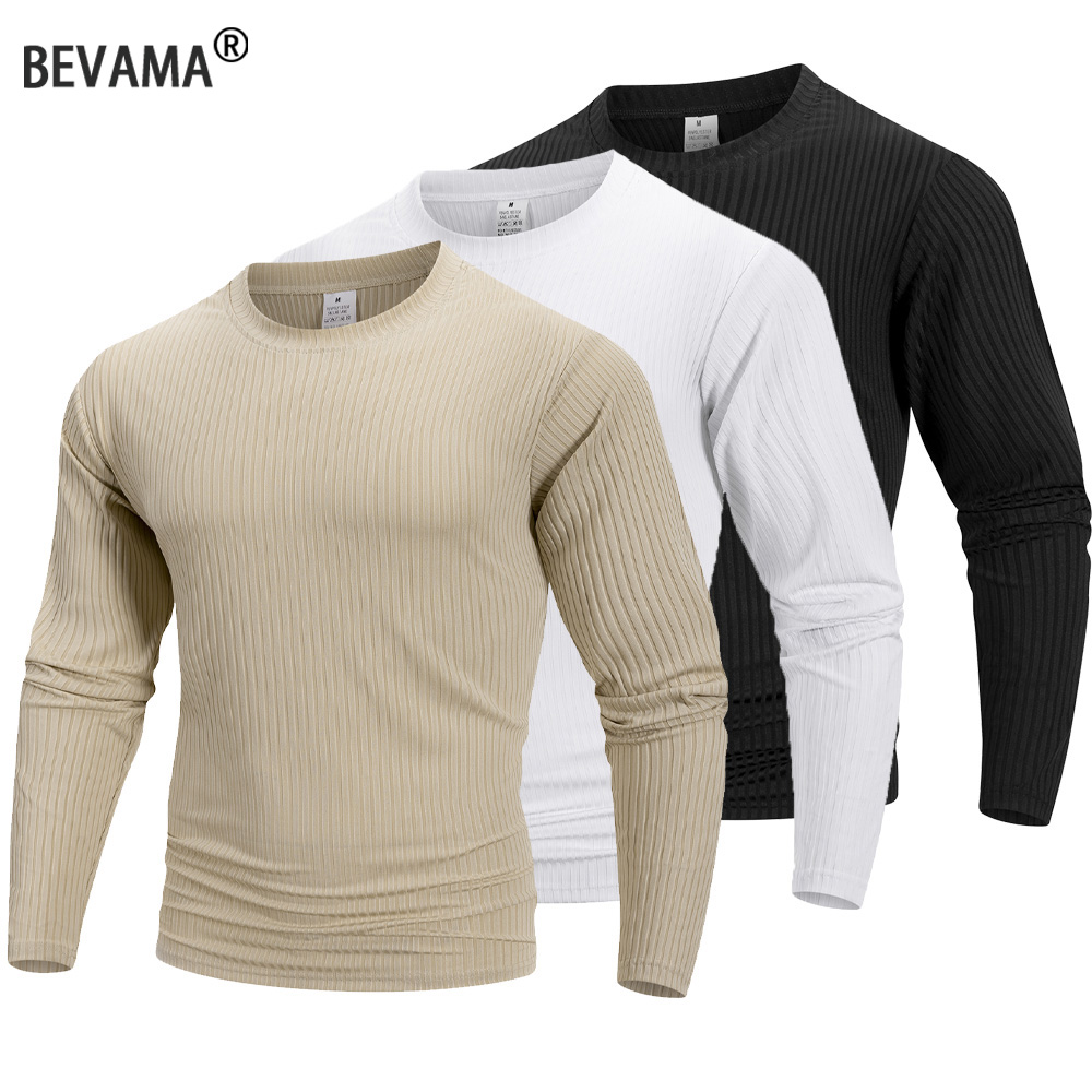Summer Clothing Long Sleeve - Frühling Sommer Herren Rundhals Langarm-Oberteil Fitness