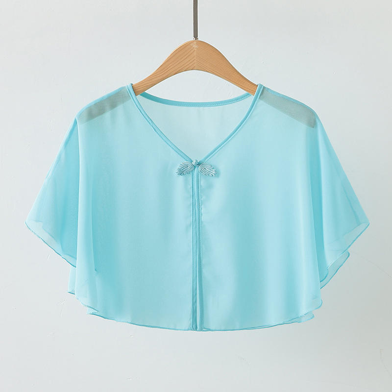 Summer Clothing Wear - Frühling Chiffon Kurze Oberbekleidung Sonnenschutz Schal