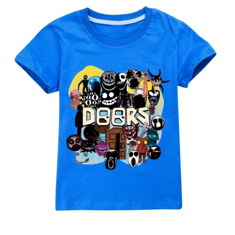 Summer Clothing Kids - AIAI 2025Game Doors Kinder T-Shirts Cartoon