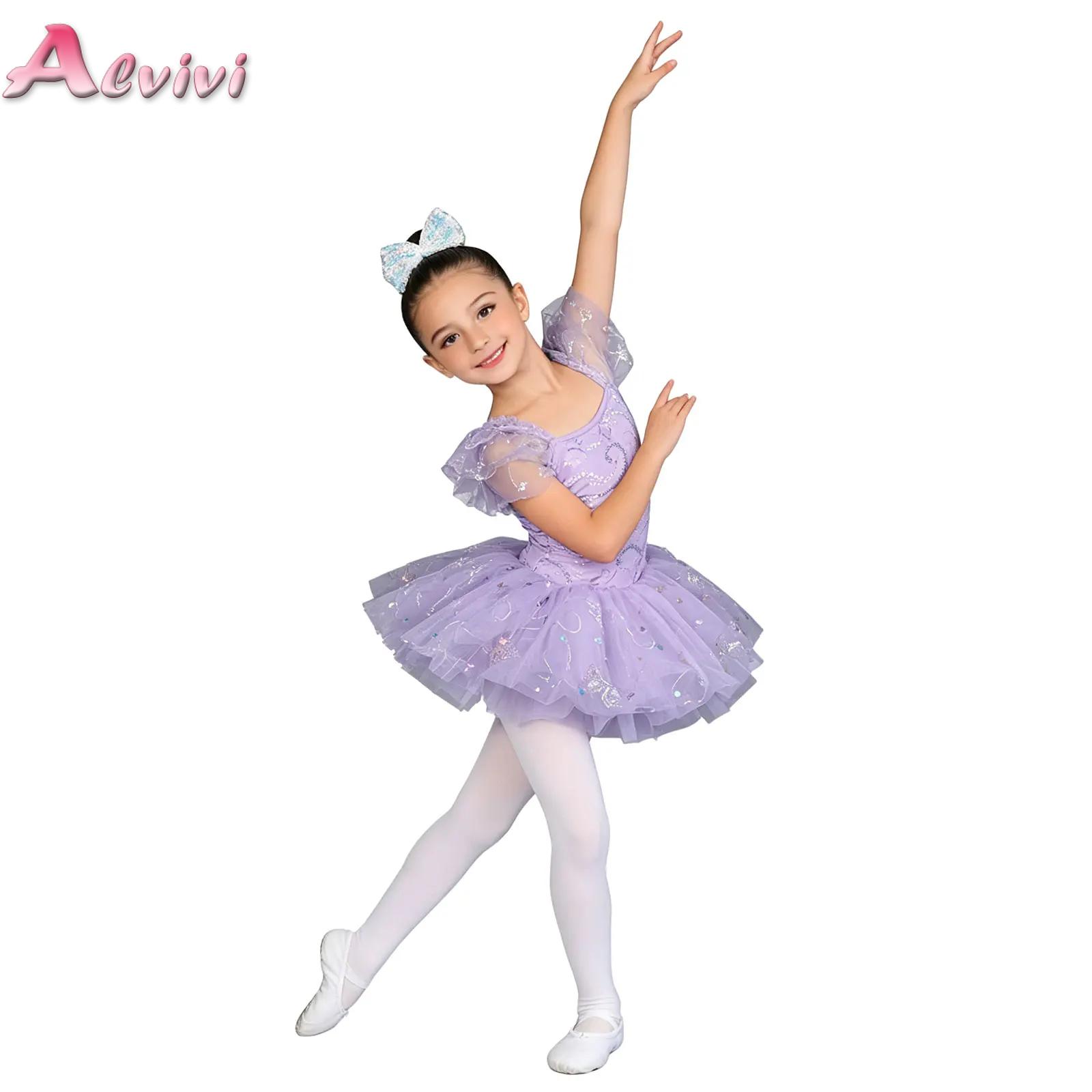 Summer Clothing Wear - Kinder Prinzessinnen-Aufführungskleidung Elegantes Ballettkleid Trikots für