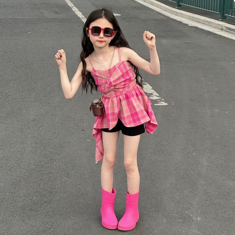 Summer Clothing Teen Girls - Kinderkleidungsset Koreanische Kleidung 2025, Sommer, 4