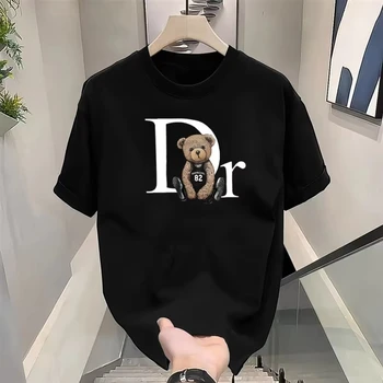 Summer Clothing Brands Men - Luxusmarke Niedliches Bären-Print T-Shirt für Männer