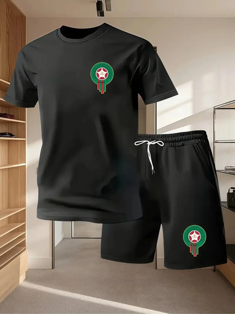 Summer Clothing For Teens - Modisches Freizeit-Sport-Zweiteiler-Set für junge Männer mit