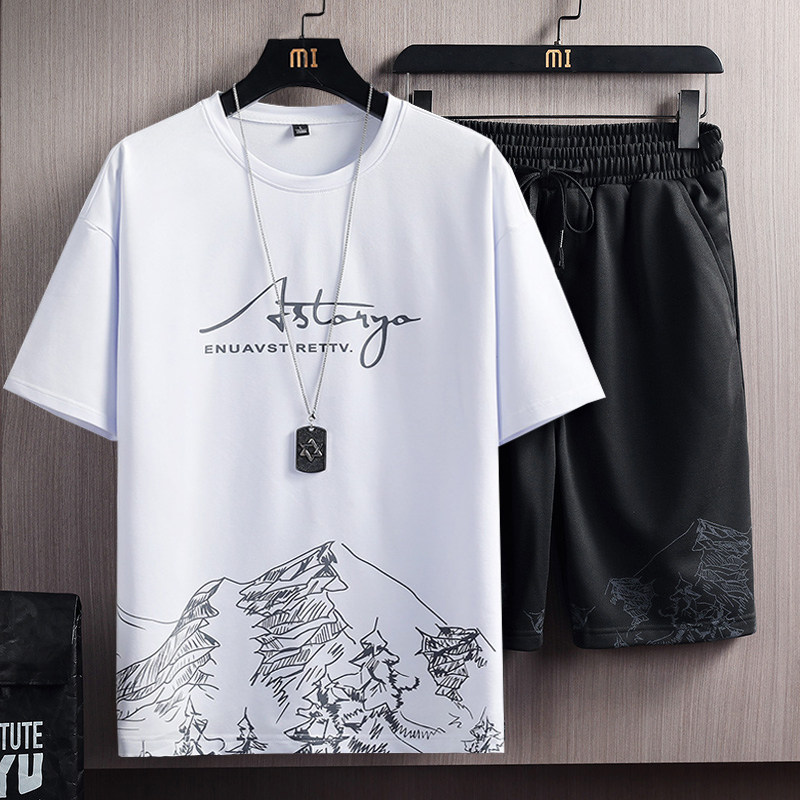 Summer Clothing For Teens - Lässiges Eisseide-Sportset für den Sommer: Dünnes
