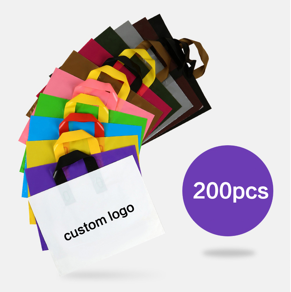 Summer Clothing Deals - 200 stücke individuelles logo Einkaufstasche Kunststoff