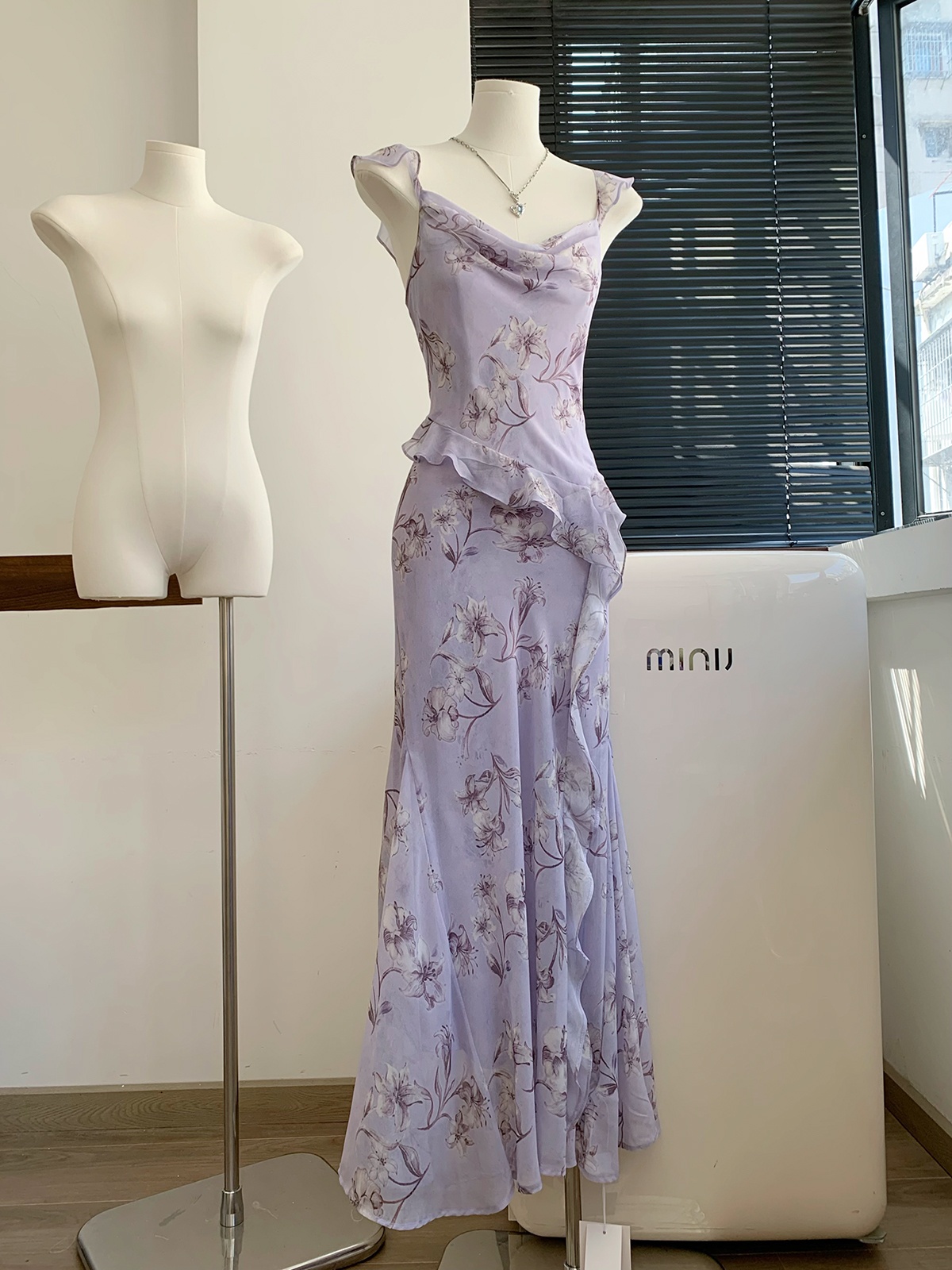 Luckymana Blumenmuster Neckhol – Sundress Midi Floral Bewertung und Preis
