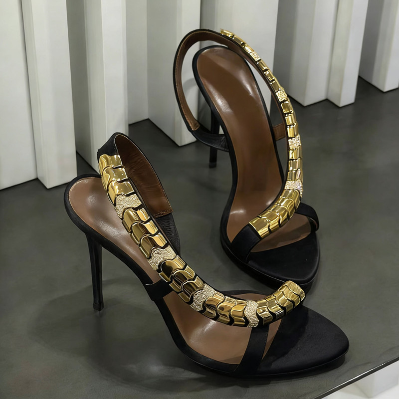 Luxuriöse Glitzer-Sandalen mit – Summer Clothing Petite Bewertung und Preis