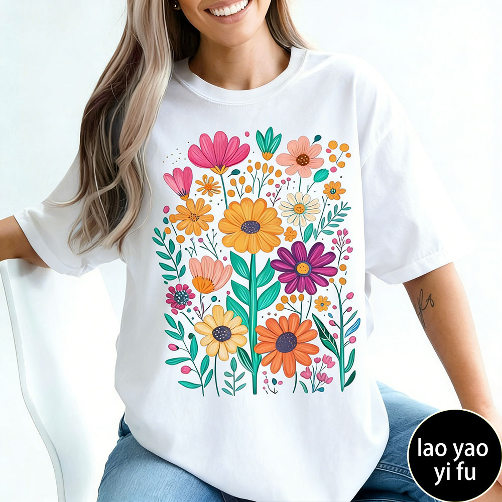 Boho Sommer Blumen Damen T-Shi – Summer Clothing Vibes Bewertung und Preis