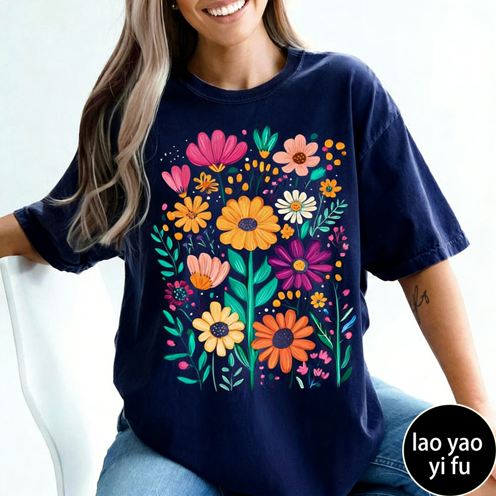 Boho Sommer Blumen Damen T-Shi – Summer Clothing Vibes Bewertung und Preis