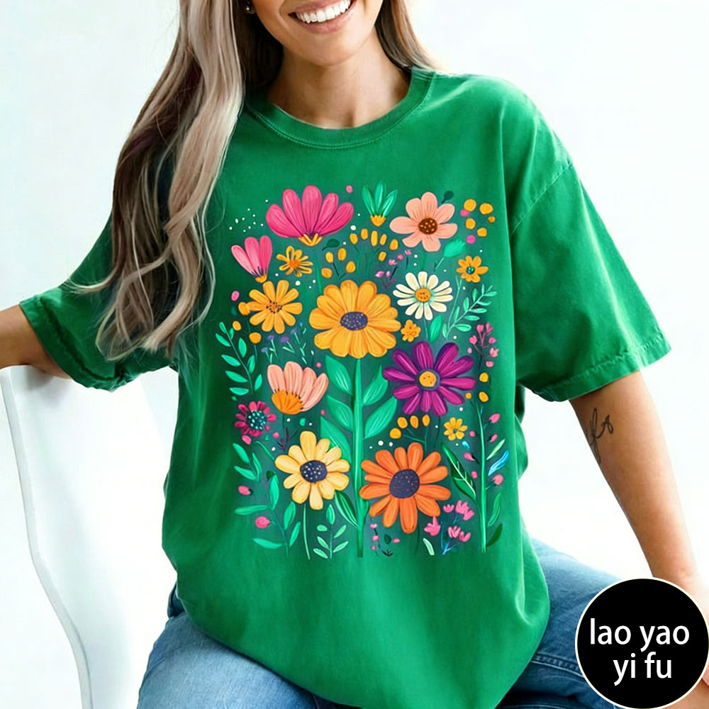 Boho Sommer Blumen Damen T-Shi – Summer Clothing Vibes Bewertung und Preis