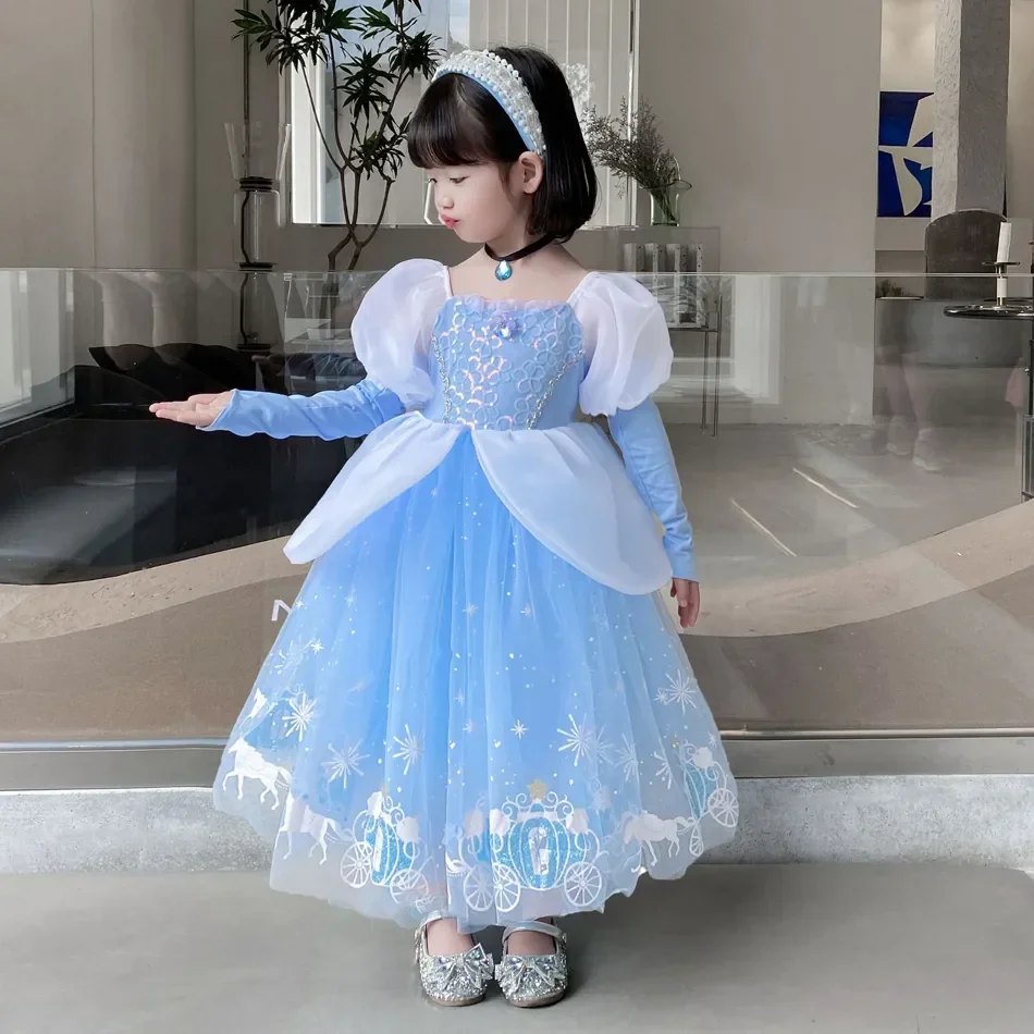 Cinderella Prinzessin Cosplay  – Summer Clothing Kids Bewertung und Preis