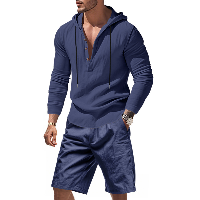 Herren Leinen 2-Teiliges Outfi – Linen Shorts Men Bewertung und Preis