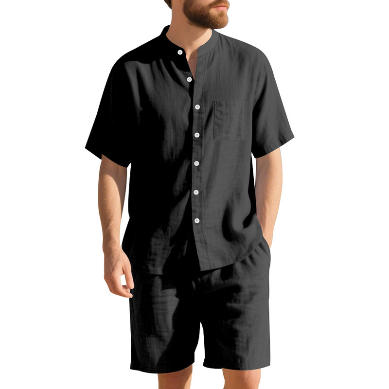 Sommer Herren Leinenanzug im L – Linen Shorts Men Bewertung und Preis