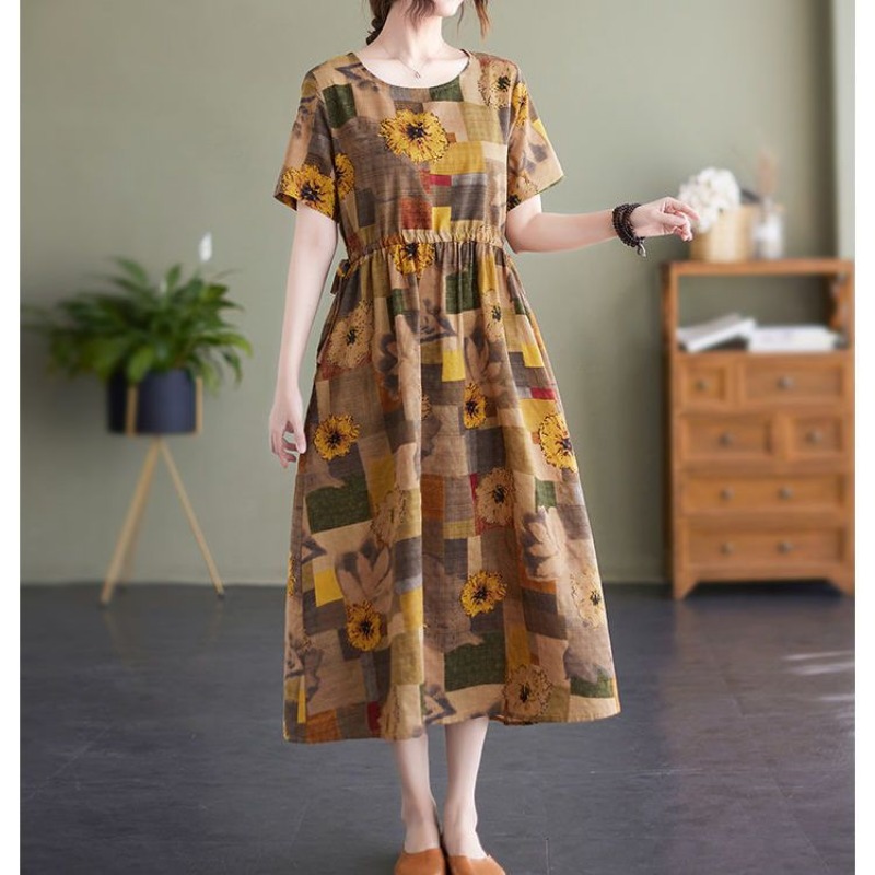Damen-Midikleid in Übergröße,  – Sundress Midi Floral Bewertung und Preis