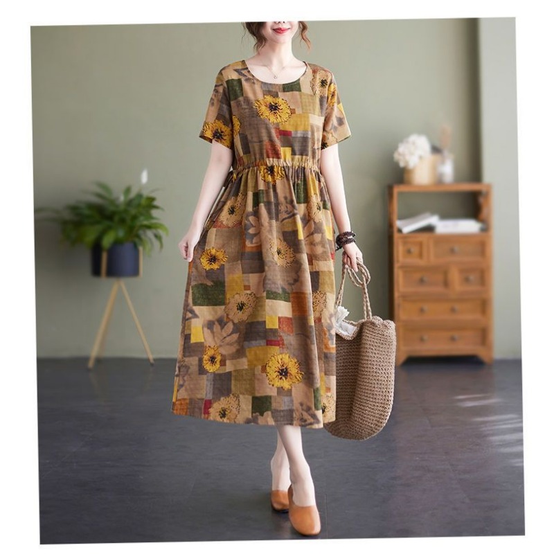 Damen-Midikleid in Übergröße,  – Sundress Midi Floral Bewertung und Preis