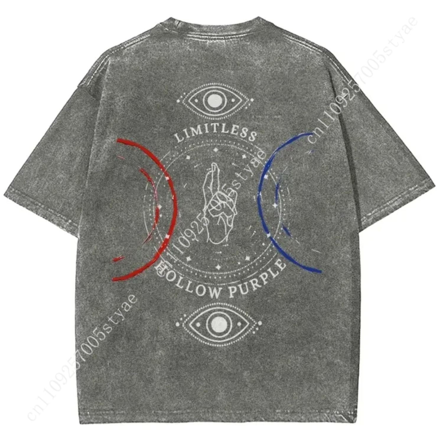 Anime Gojo Satoru Print T-Shir – Summer Clothing Vintage Bewertung und Preis
