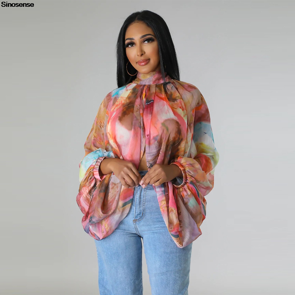 Frauen Chiffon Blusen Sexy She – Tie Front Shirt Bewertung und Preis
