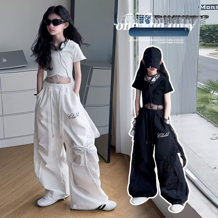 4-14 Mädchen Hip Hop Jazz Stre – Summer Clothing Teen Girls Bewertung und Preis
