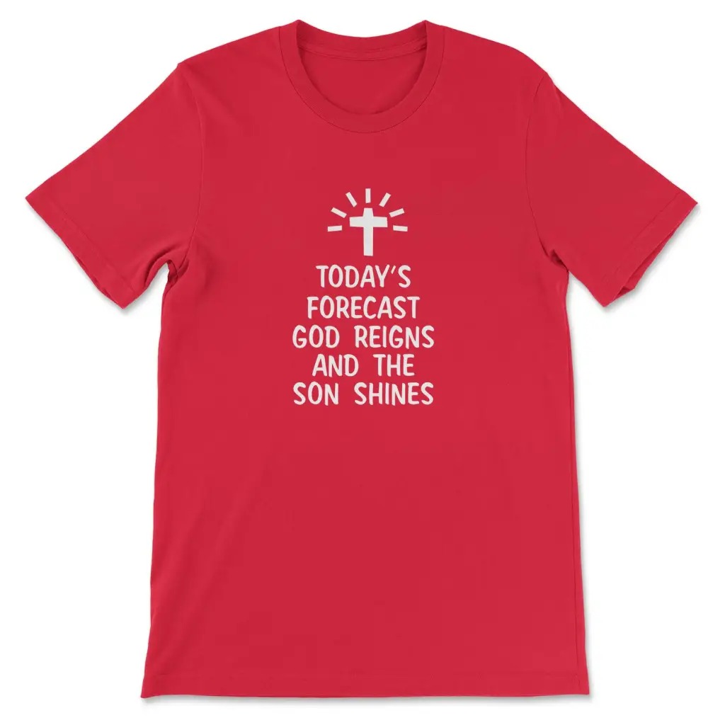 Today's Forecast God Reigns T- – Summer Reign Clothing Bewertung und Preis