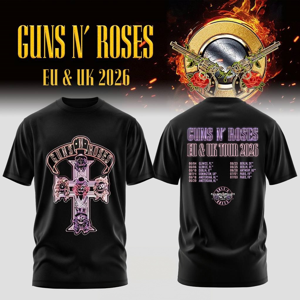 Guns N Roses EU & UK TOUR 2026 – Summer Clothing Women Uk Bewertung und Preis