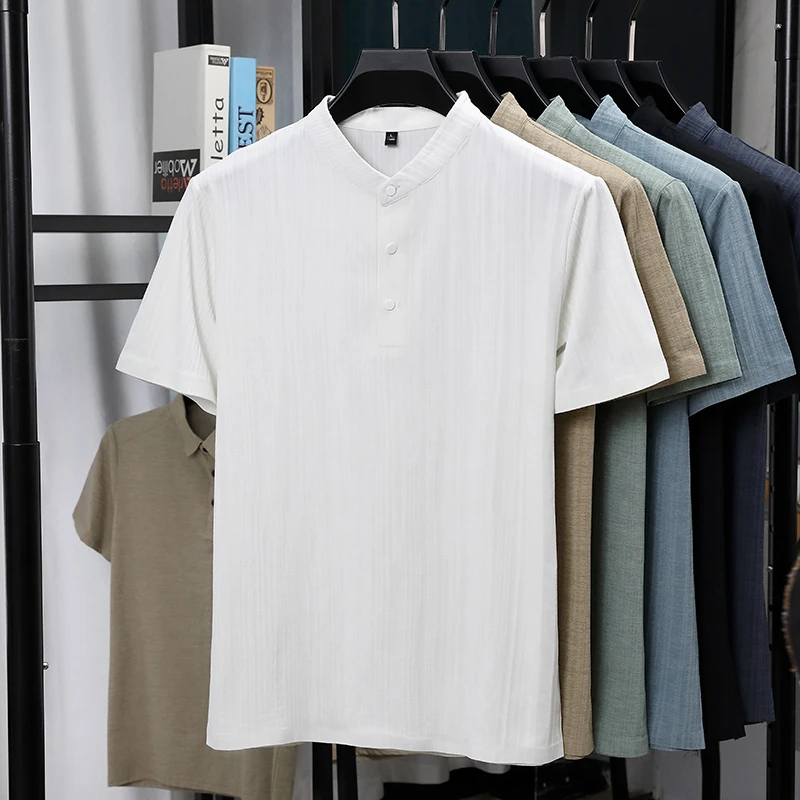 Herren-Hemden mit Stehkragen u – Summer Clothing Types Bewertung und Preis