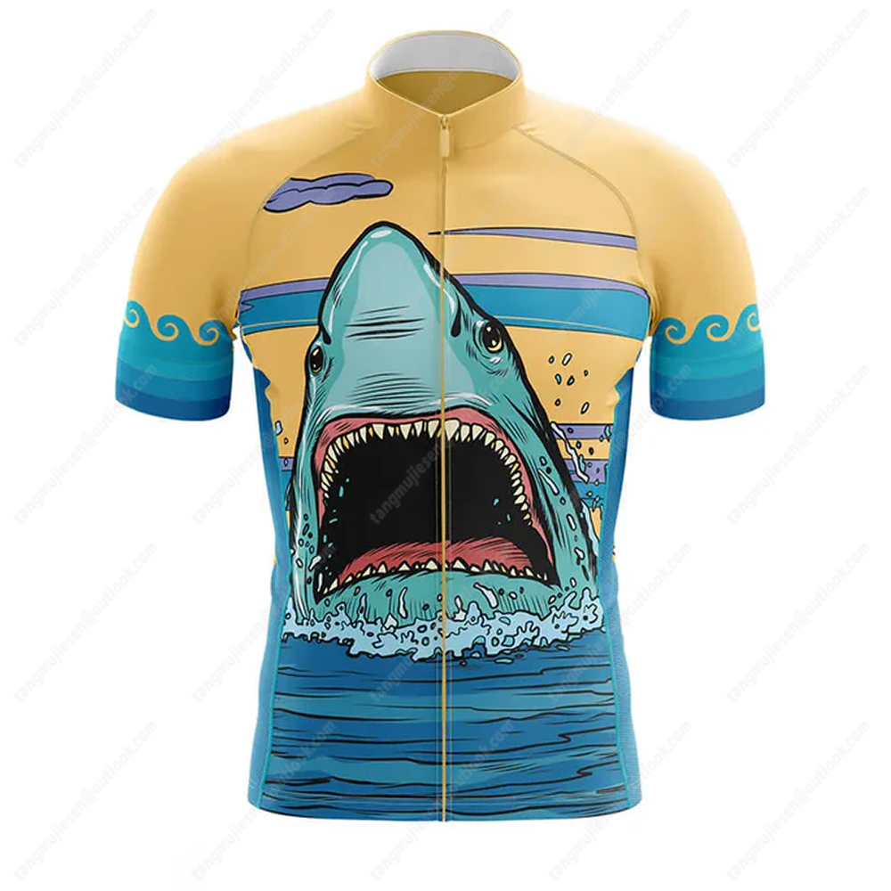 Shark Radfahren Team Kleidung  – Summer Jumper Clothing Bewertung und Preis
