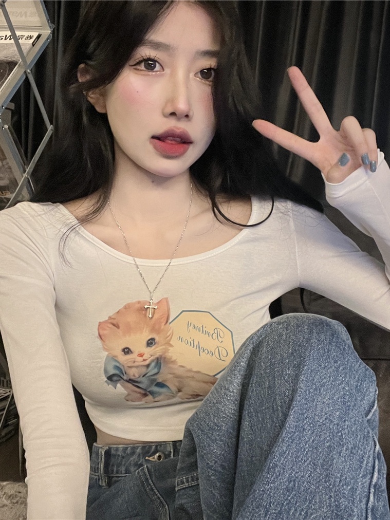 Crop Top T-Shirts Elegante Dam – Summer Clothing Vibes Bewertung und Preis