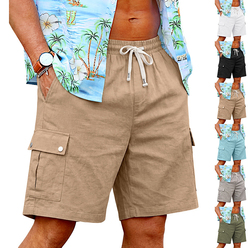 Sommerliche, lockere, hautfreu – Linen Shorts Men Bewertung und Preis