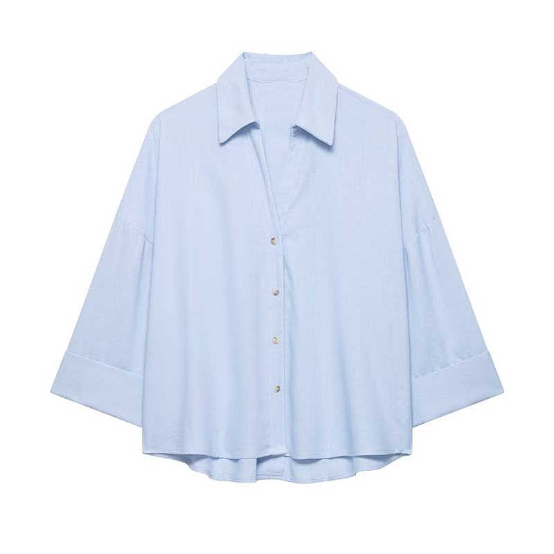 Damenhemden, modische, lockere – Tie Front Shirt Bewertung und Preis