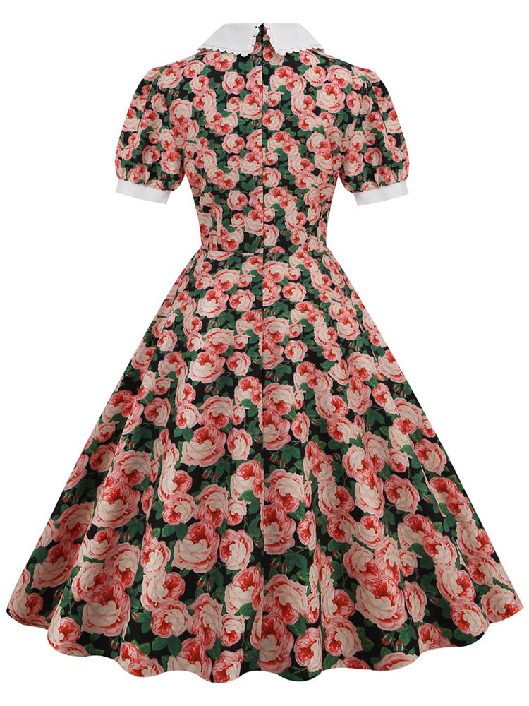 S ~ 3XL Frauen Midi Kleid Flor – Sundress Midi Floral Bewertung und Preis
