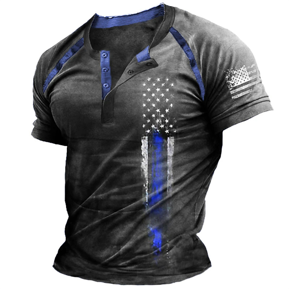 Lustiges 3D-amerikanische-Flag – Summer Clothing Types Bewertung und Preis