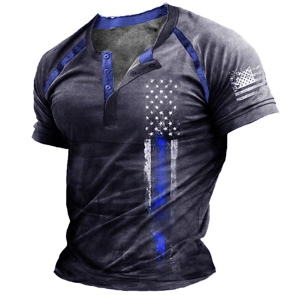 Lustiges 3D-amerikanische-Flag – Summer Clothing Types Bewertung und Preis