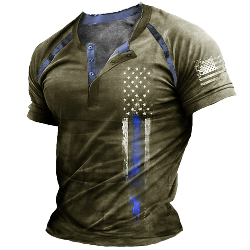 Lustiges 3D-amerikanische-Flag – Summer Clothing Types Bewertung und Preis