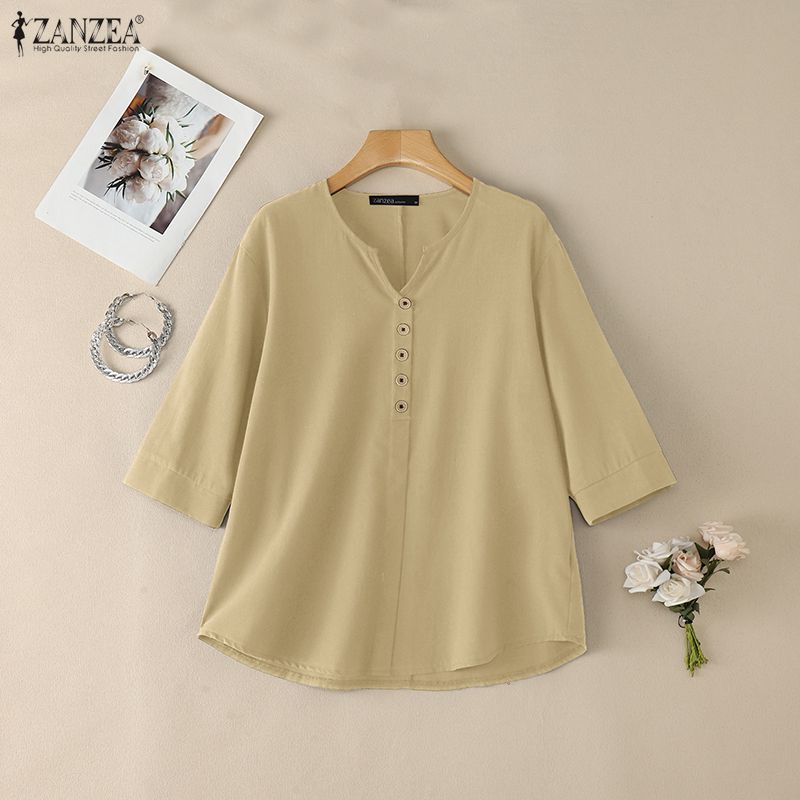 Damen-Blusen aus Baumwolle und – Summer Clothing Wear Bewertung und Preis