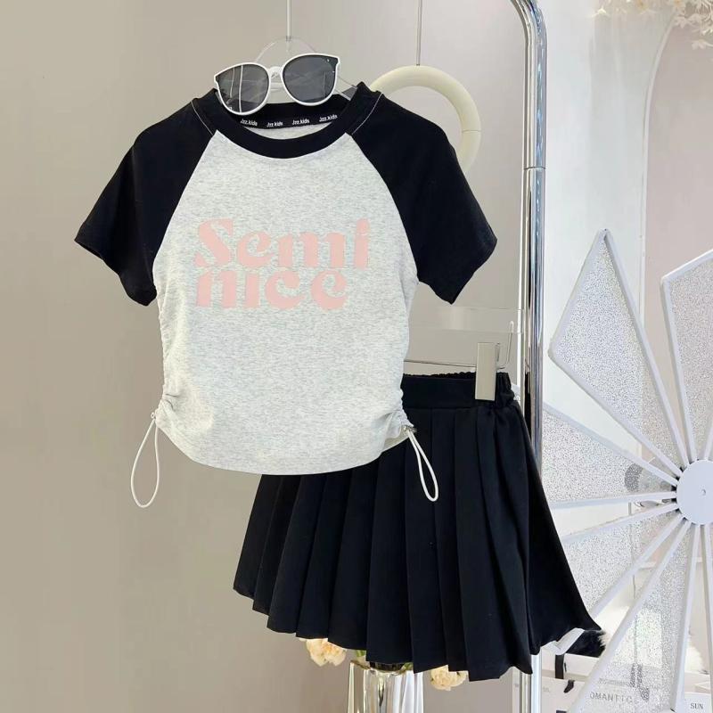 Kinder Mädchen Kurzarm-Obertei – Summer Clothing Teen Girls Bewertung und Preis