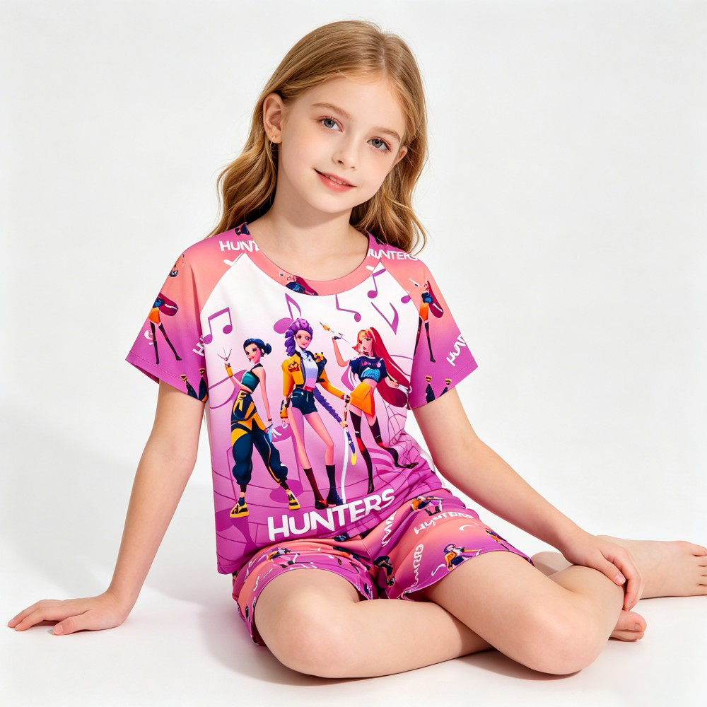 2026 Neues Kpop-Themen Kinder- – Summer Clothing Teen Girls Bewertung und Preis