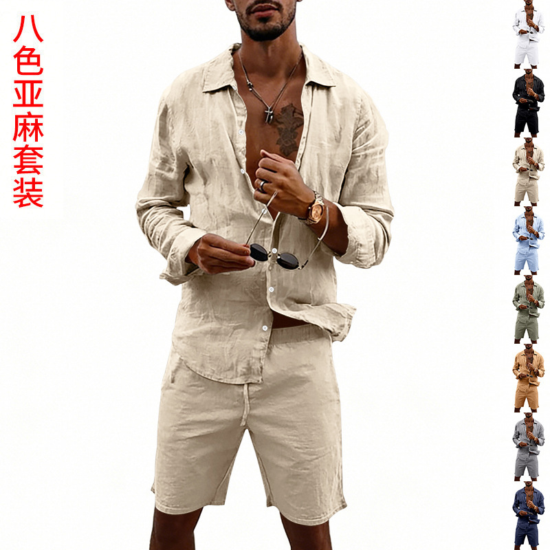 Sommer Herren Leinen Lässiges  – Linen Shorts Men Bewertung und Preis