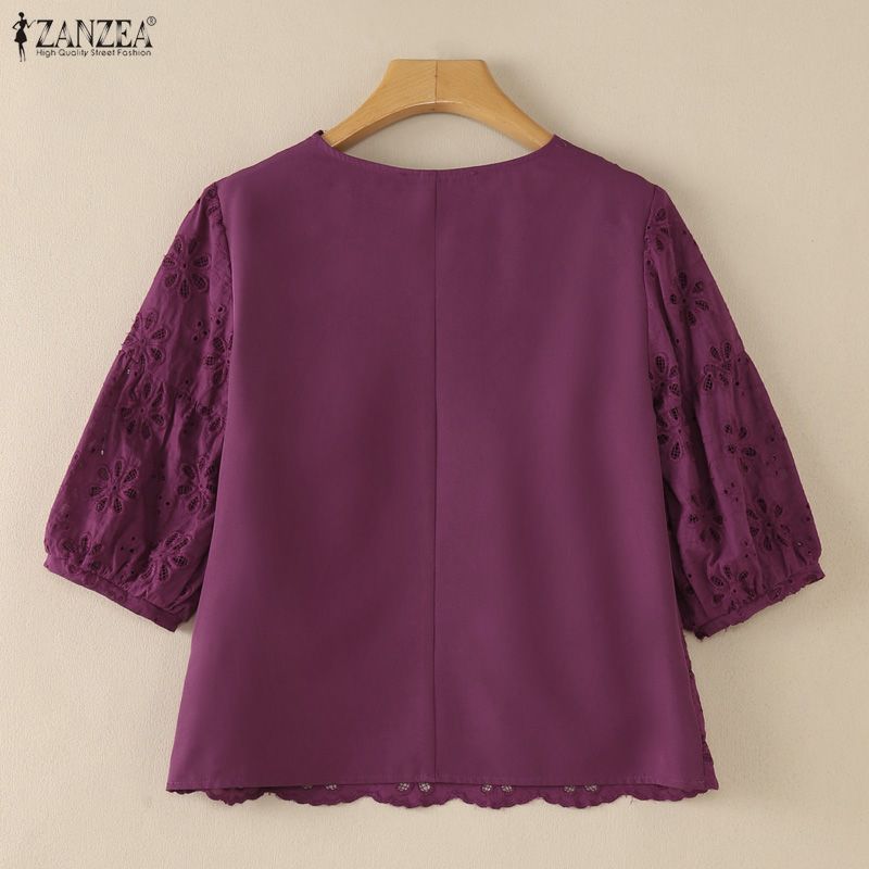 ZANZEA 2026 Blusen mit Ösen-St – Summer Clothing Wear Bewertung und Preis
