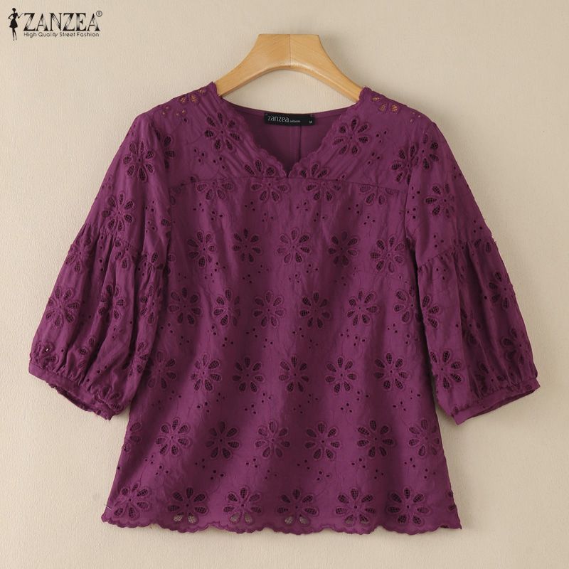 ZANZEA 2026 Blusen mit Ösen-St – Summer Clothing Wear Bewertung und Preis