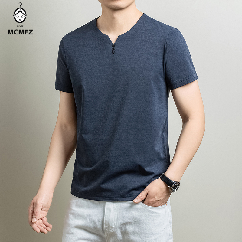 Herren Basic Henley T-Shirt au – Summer Clothing Types Bewertung und Preis